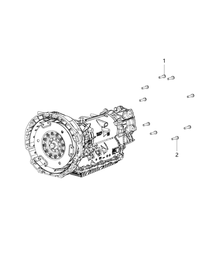 2018 Dodge Charger Mounting Bolts Diagram 1