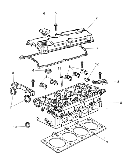 2002 Dodge Stratus Cylinder Head Diagram 3