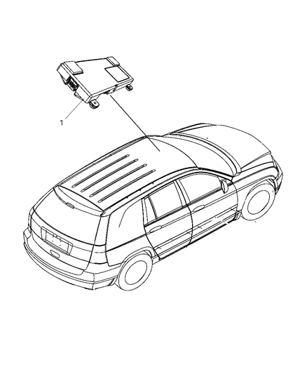 2008 Chrysler Pacifica Modules Overhead Diagram