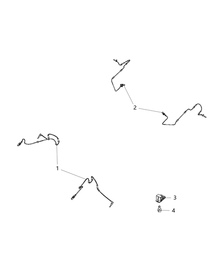 2020 Jeep Renegade Anti-Lock Brake Sensors Diagram