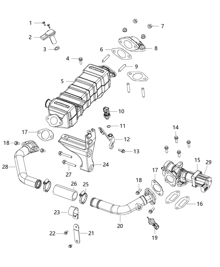 2014 Ram 3500 EGR System Diagram 2