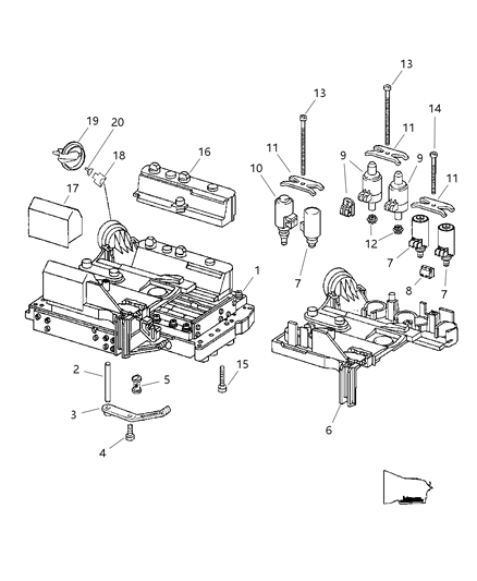 2007 Dodge Sprinter 2500 Electronic Hydraulic Control Unit Diagram