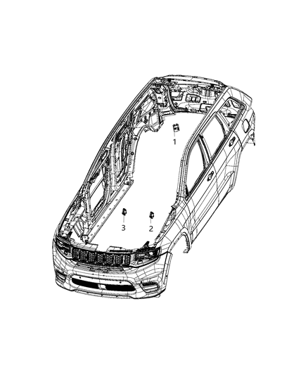 2021 Jeep Grand Cherokee LIFTGATE Diagram for 68140669AF