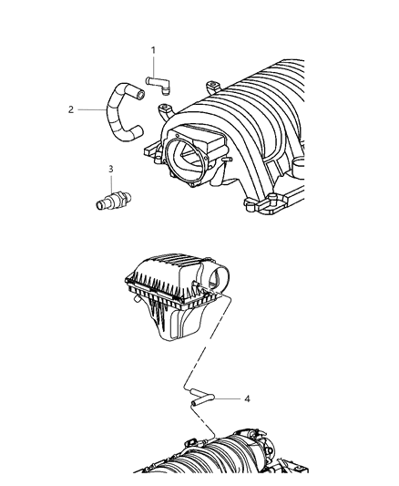 2010 Dodge Challenger Crankcase Ventilation Diagram 4