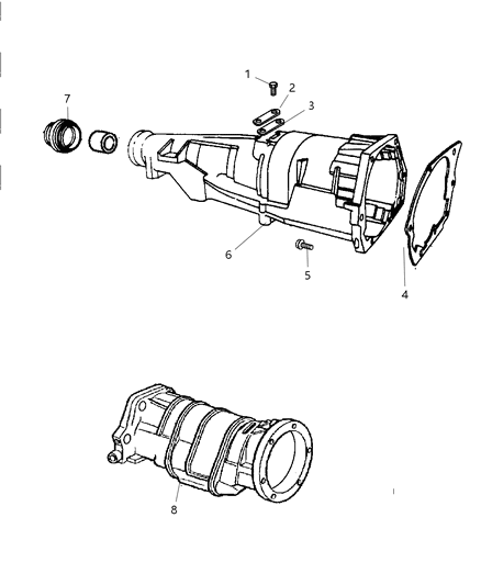 1999 Dodge Dakota Extension Diagram 1