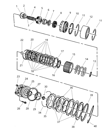 1997 Dodge Dakota Clutch Diagram