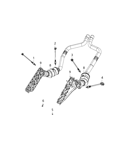 2018 Ram 1500 Oxygen Sensors Diagram 3