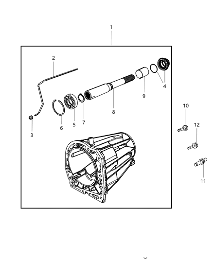 2009 Dodge Dakota Extension Diagram 1