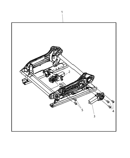 2006 Dodge Durango Power Adjuster Diagram