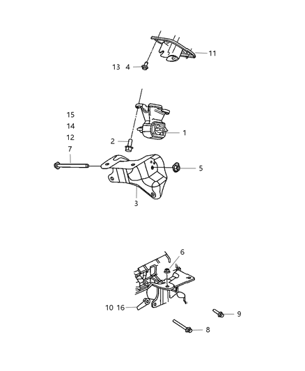 2005 Dodge Durango Engine Mounting Diagram