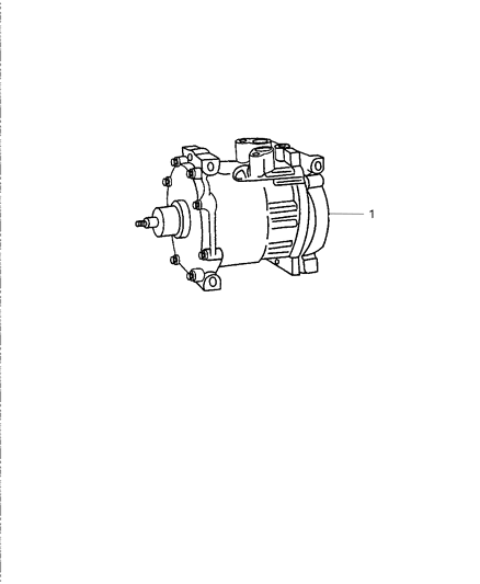 2000 Dodge Ram 1500 COMPRES0R-Air Conditioning Diagram for 55055339AD