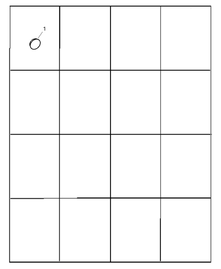 2002 Jeep Grand Cherokee Wheel Center Cap Diagram for 52080263AA