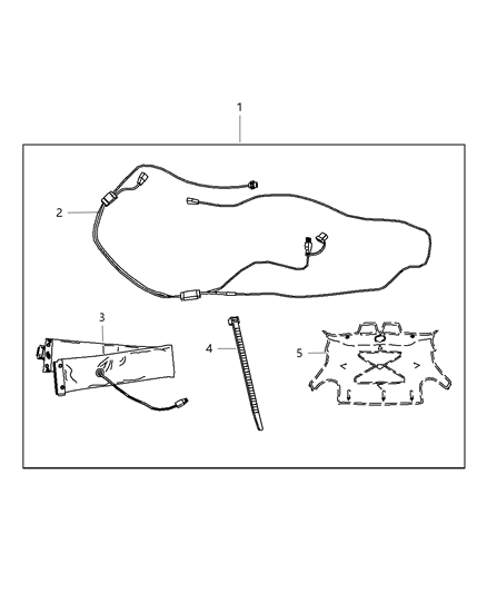 2009 Dodge Ram 2500 Heater-Engine Block Diagram for 82208721