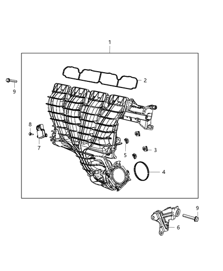 2012 Dodge Caliber Intake Manifold Diagram 1