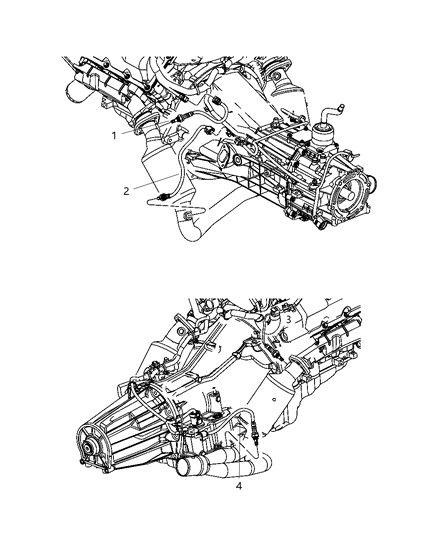 2007 Dodge Dakota Oxygen Sensors Diagram