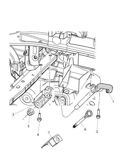 2019 Jeep Grand Cherokee Tow Hooks, Front Diagram