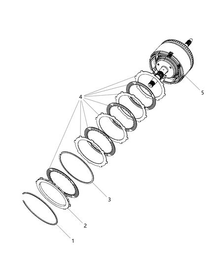 2009 Dodge Journey Input Clutch Assembly Diagram 10