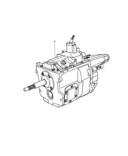 2000 Dodge Ram 2500 Trans-5 Speed Diagram for 52108129AD