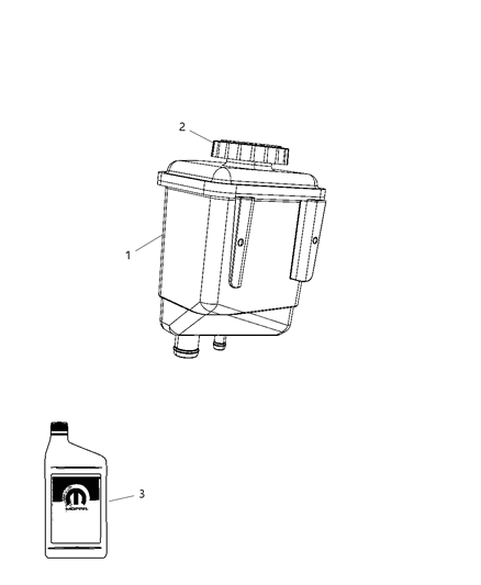 2008 Dodge Magnum Power Steering Reservoir Diagram