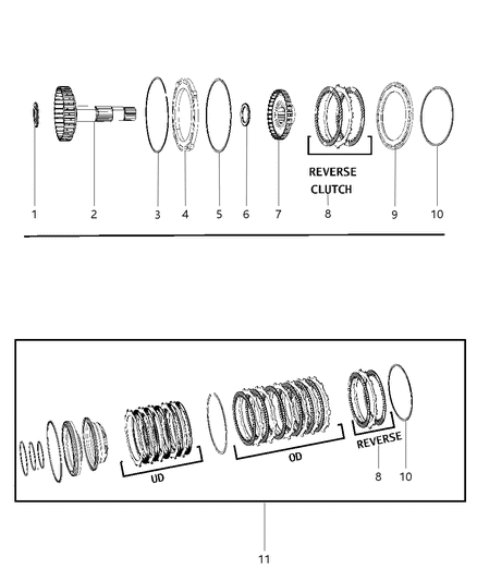 2019 Ram 2500 Input Clutch Assembly Diagram 3