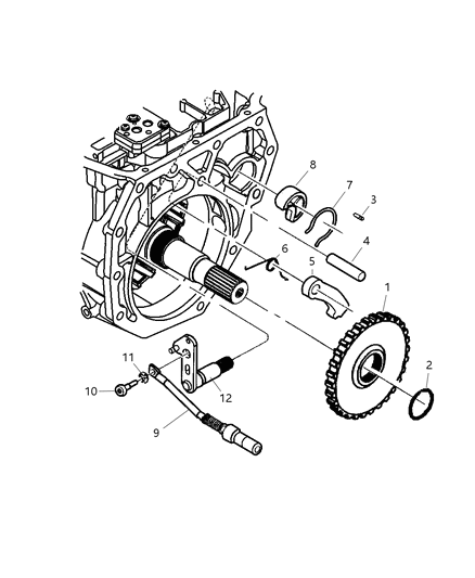 2007 Dodge Ram 3500 Parking Sprag Diagram 2