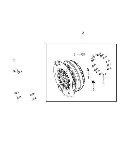 2020 Dodge Challenger Torque Converter Diagram 1