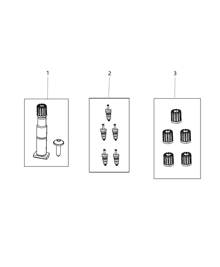 2016 Chrysler Town & Country Tire Monitoring System Diagram