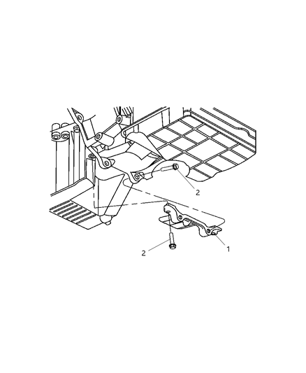 2005 Jeep Grand Cherokee Collar, Structural Diagram