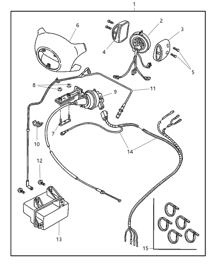 2002 Dodge Neon Ctrl Pkg-Speed Control Diagram for 82207709