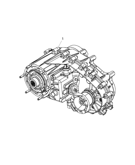 2008 Jeep Wrangler Transfer Case Assembly Diagram 2