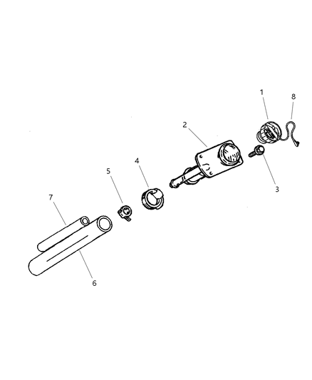 2004 Jeep Grand Cherokee Fuel Tank Filler Tube Diagram