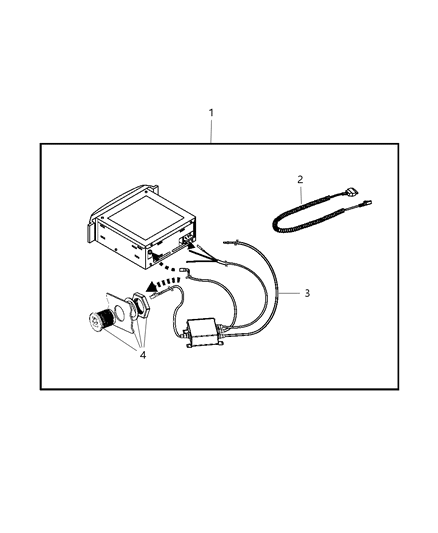 2007 Dodge Charger FM iPod Adapter Diagram