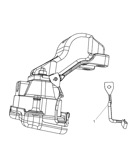 2011 Chrysler Town & Country Ground Straps Diagram