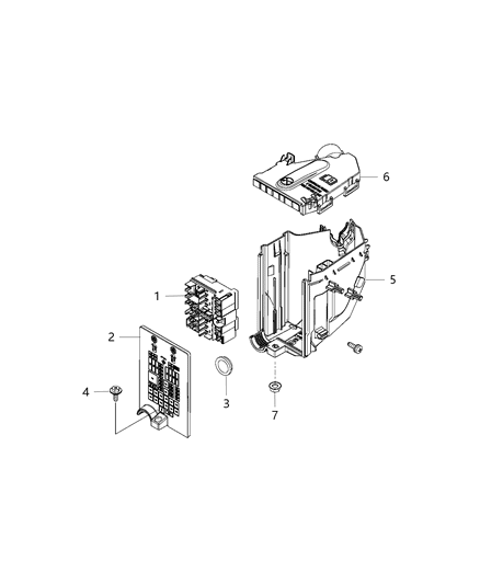 2018 Jeep Renegade Puller-Fuse Diagram for 68266939AA