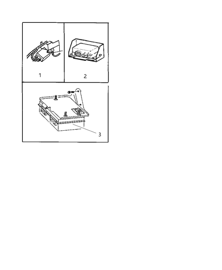 1998 Dodge Durango Anti-Lock Brake System Module Diagram for 5003106AC