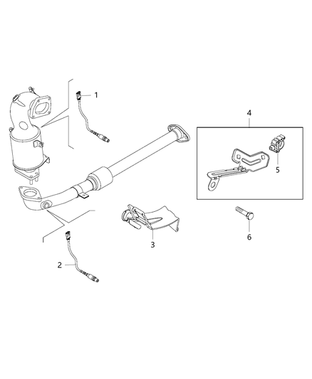 2016 Jeep Renegade Bracket-Wiring Diagram for 68201225AA