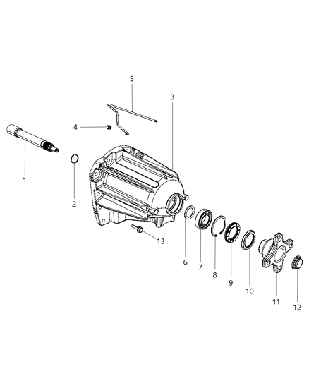 2008 Dodge Nitro Case , Extension & Adapter Diagram 2