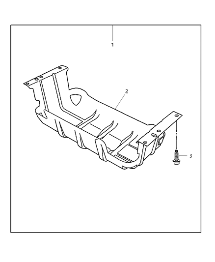 2007 Jeep Liberty Skid Plate - Fuel Tank Diagram