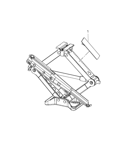 2011 Dodge Nitro Jack/Cargo Area Diagram