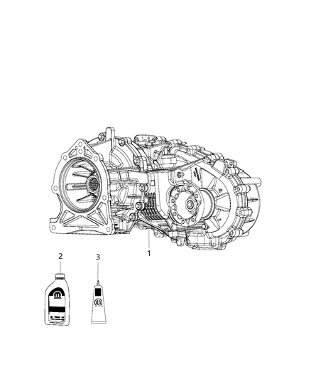 2021 Jeep Wrangler Transfer Case Assembly Diagram 5