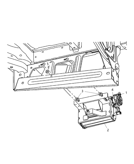 2006 Jeep Commander CANISTER-Vapor Diagram for 4891762AA