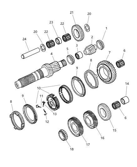 2002 Dodge Ram 3500 Gear Train Diagram 3