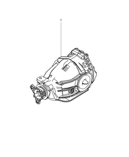 2005 Chrysler 300 Differential Assembly, Rear Diagram