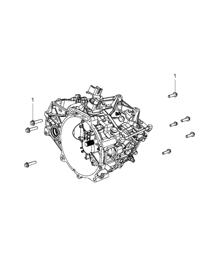 2013 Jeep Compass Mounting Bolts Diagram 1