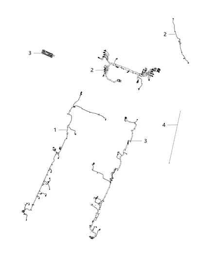 2019 Ram 3500 Wiring-Chassis Diagram for 68411656AC