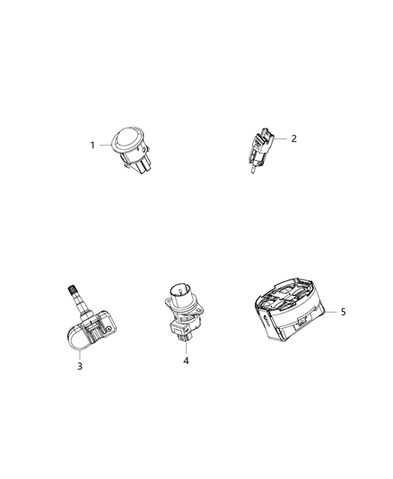 2015 Ram 5500 Sensors - Body Diagram