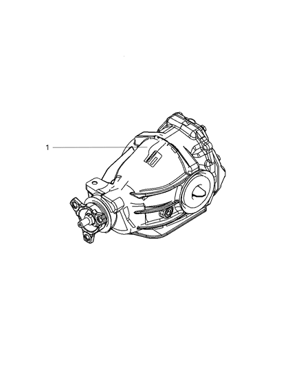 2008 Chrysler Crossfire Axle Assembly Diagram