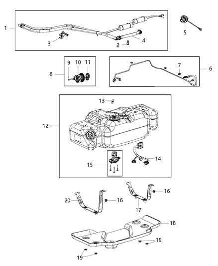 2018 Ram 1500 Diesel Exhaust Fluid System Diagram