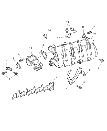 2003 Dodge Sprinter 2500 Intake Manifold Diagram