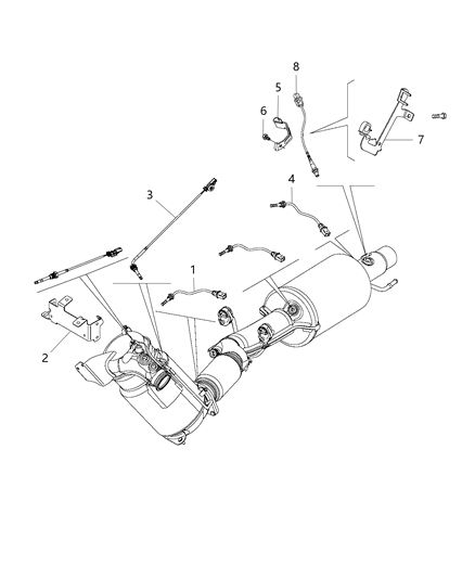 2021 Ram ProMaster 3500 Oxygen Sensors Diagram 1